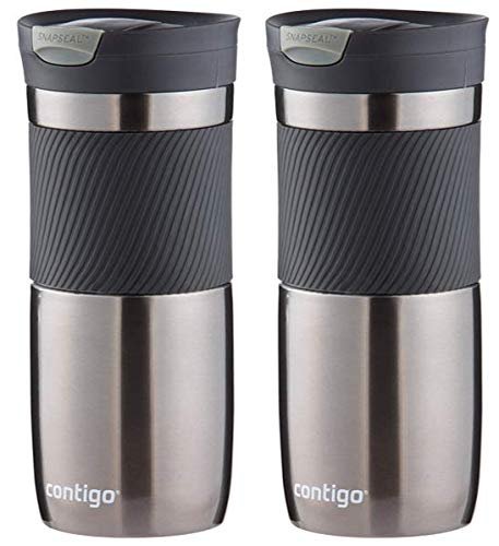 Contigo SnapSeal Insulated Stainless Steel Travel Mug, 16 oz